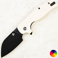 Нож QSP Chefmaster, Black 14C28N, G10 Ivori White, QS163-B2